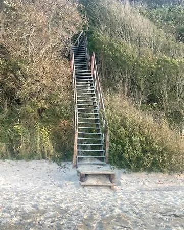 Moewenblick Bakenberg-41 Mit Terrasse, Doppelbett, Schlafsofa, Vollstaendige Komfortkueche Dranske